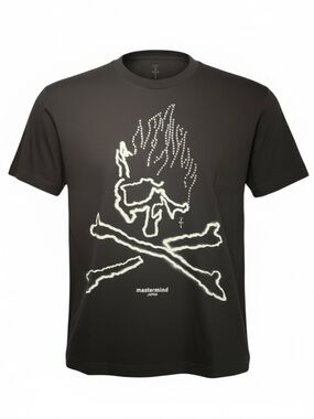 Cactus Jack x Mastermind Japan Shirt Mens Medium Black Travis Scott Rhinestone